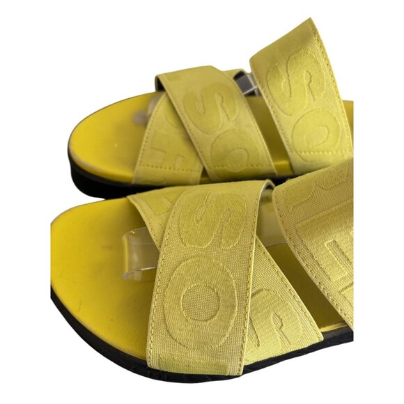 Sorel Womens Roaming Sport Slide Sandals Yellow Bolt & Black Casual Wear - Picture 12 of 15